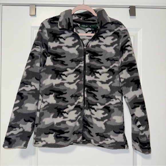 Stillwater Supply Co Camo Zip Up Fleece Jacket - Picture 1 of 2